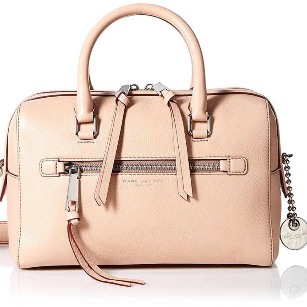 MARC JACOBS Leather Recruit Bauletto Satchel